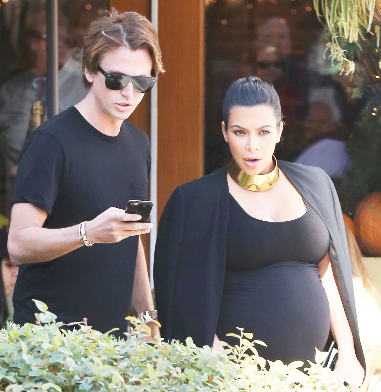 Con su amigo Jonathan.