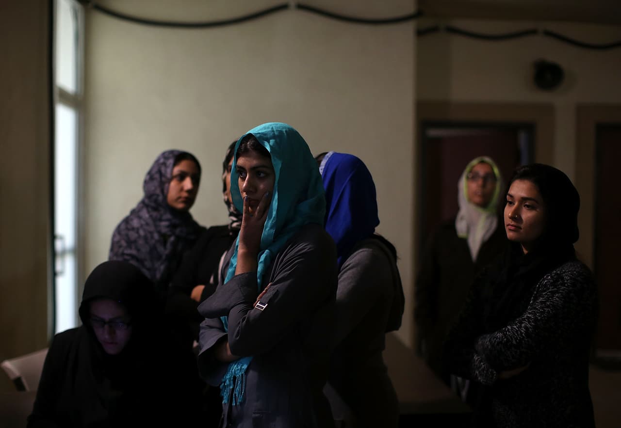 Mujeres musulmanas en diciembre 3, 2015 en Chino, California.