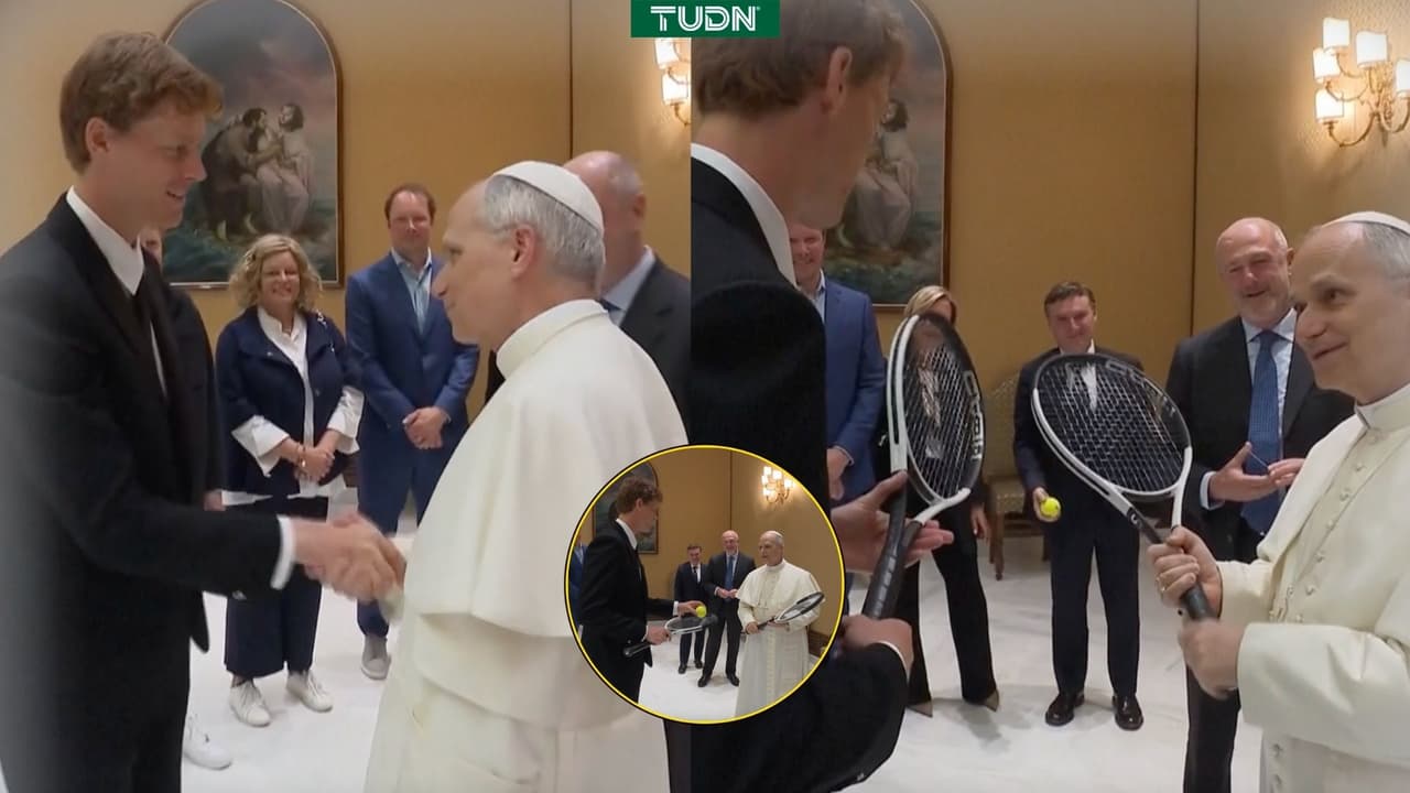 El papa León XIV se niega a jugar tenis con Sinner en el Vaticano