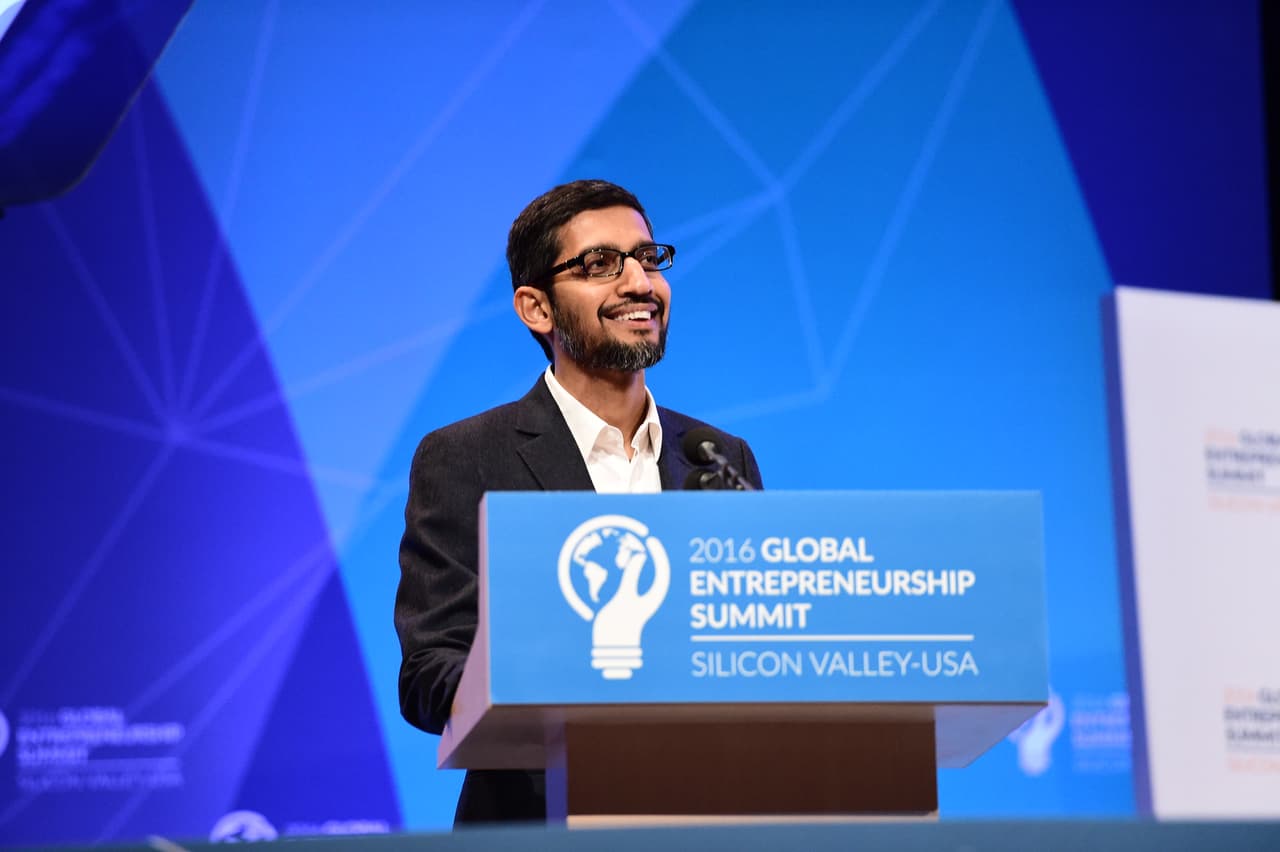 La innovación puede venir de cualquier parte, dijo Sundar Pichai.