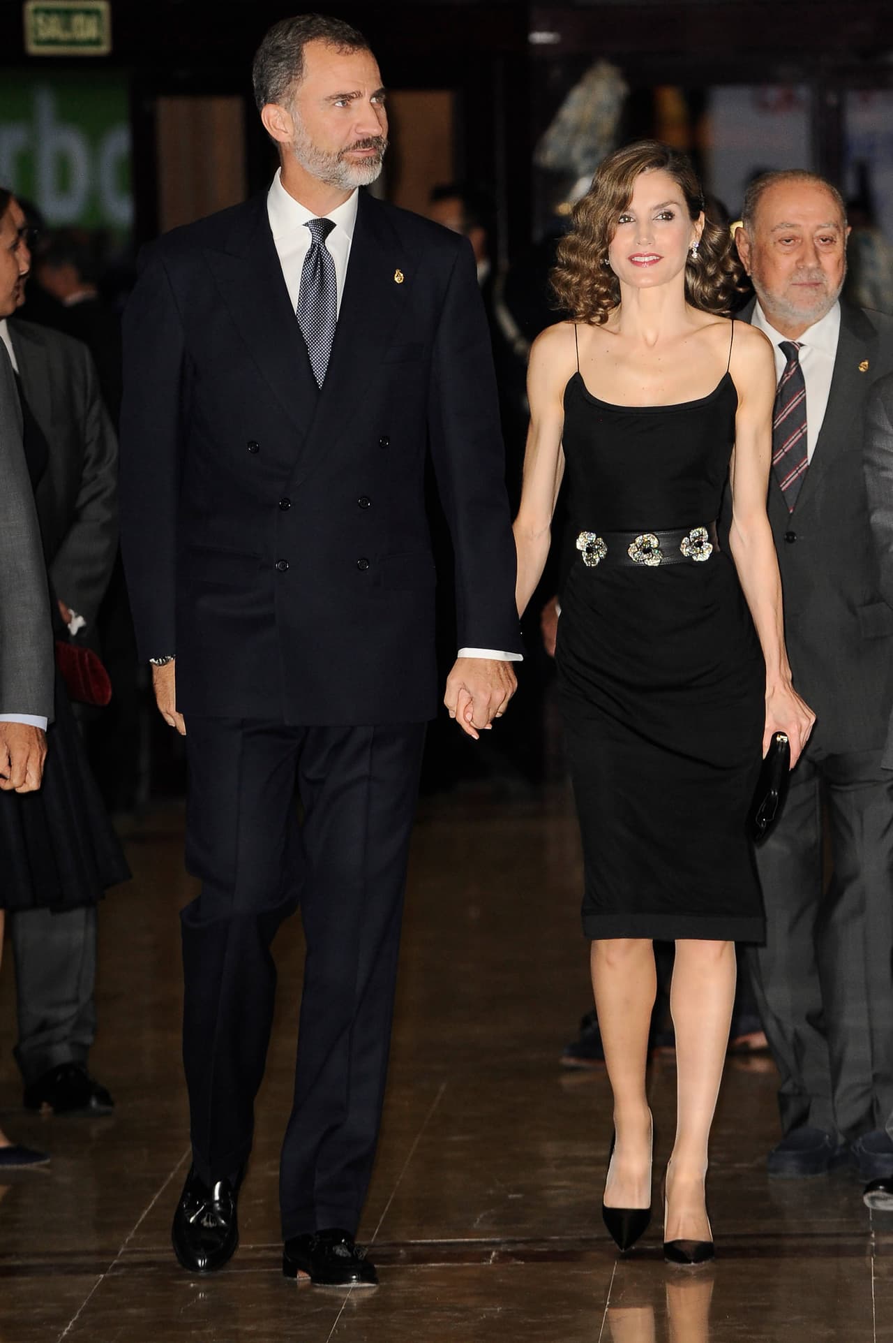 Esta vez no fue la excepción con su bello look.