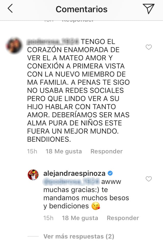 Y por supuesto, se dio tiempo para agradecer los mensajes cariñosos que le enviaron.