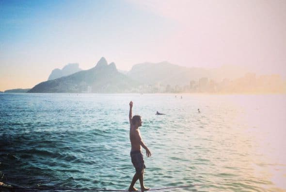 Las playas de Brasil son excepcionales, más las puestas de sol.