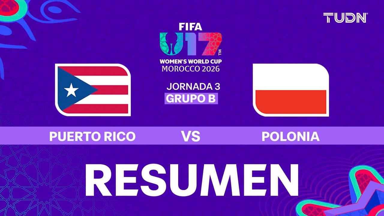 Resumen | Polonia derrota a Puerto Rico en el Mundial Femenil Sub-17