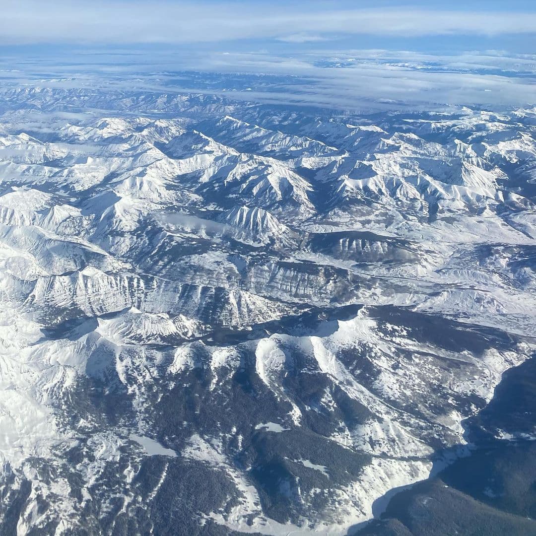 En su vuelo captó el bello escenario que ha visitado en los últimos años.