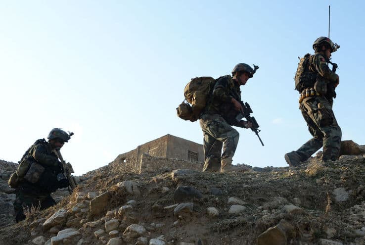 Operación militar en Afganistán.