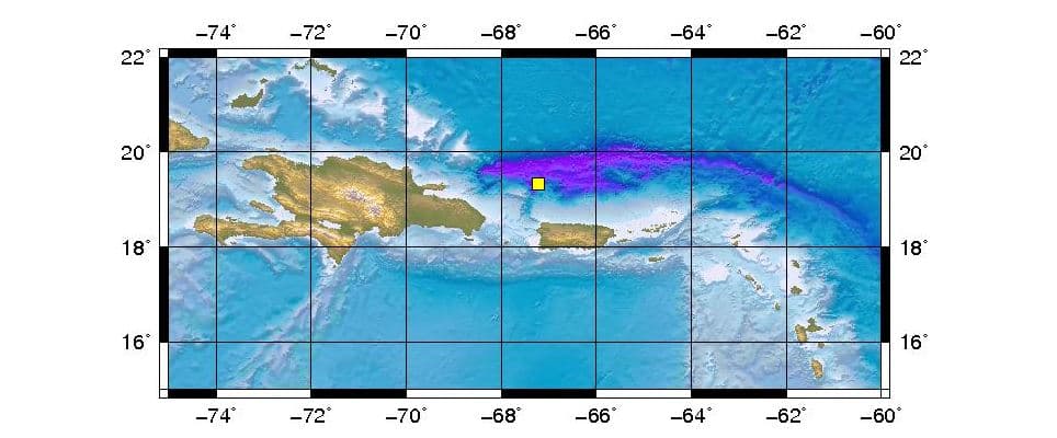 Red Sísmica reporta temblor al norte de Aguadilla