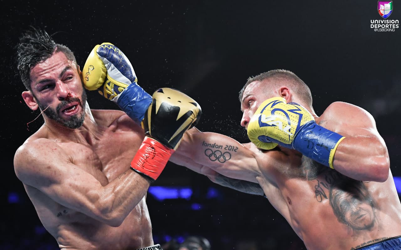 Jorge Linares y Vasyl Lomachenko brindaron la pelea del primer semestre del 2018 en el Madison Square Garden. El venezolano mandó al ucraniano a la lona en el sexto round, pero éste se levantó para terminar la contienda en el décimo asalto con un fulminante gancho al hígado. De esta forma, Lomachenko se convirtió en el campeón mundial ligero de la AMB y obtuvo se tercer título en tres categorías de peso diferentes (pluma, superpluma y ligero).
