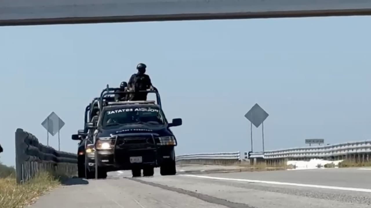 Reportan balacera tras operativo en autopista Monterrey-Reynosa, en plenos cruces de Thanksgiving