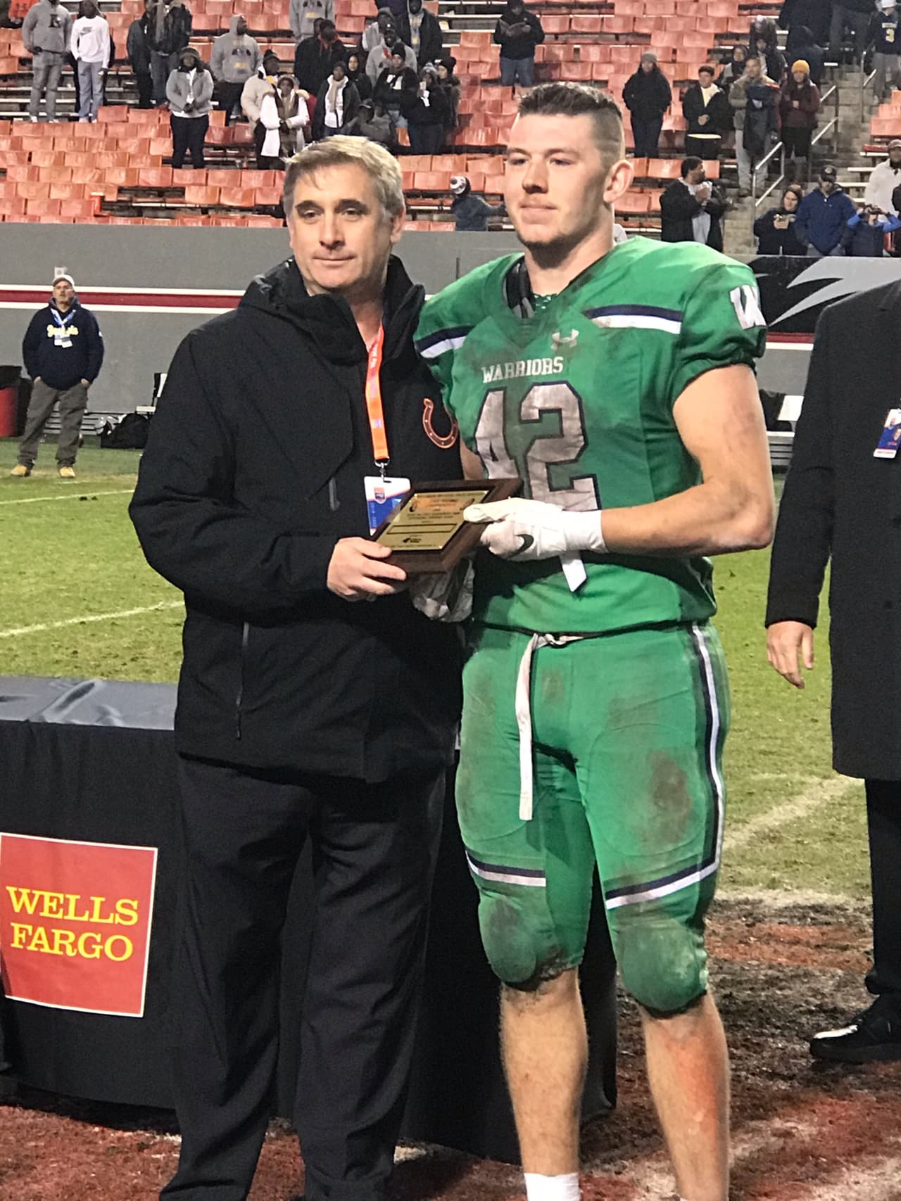 Will Shipley recibió reconocimiento por su desempeño ofensivo. 
<br>