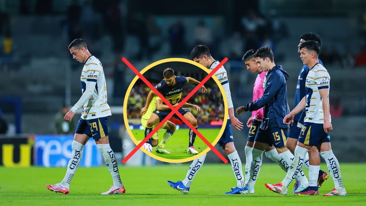 Lisandro Magallán es la primera baja de Pumas para el Apertura 2025