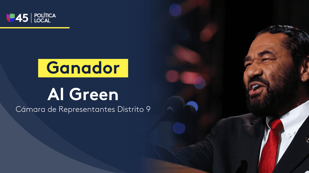 El demócrata Al Green se proyecta como el ganador del escaño del Distrito 9, según AP