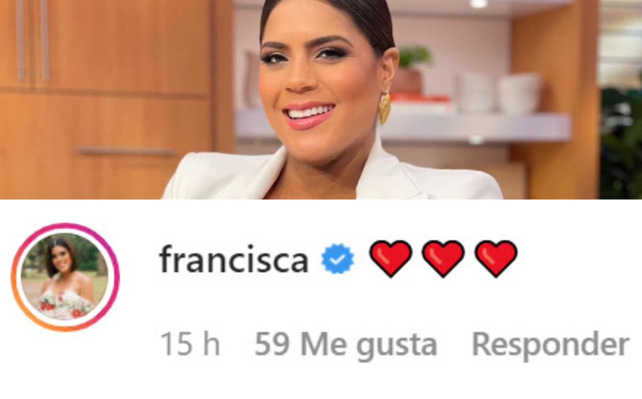 Francisca le demostró su cariño con esta serie de corazones.
<br>