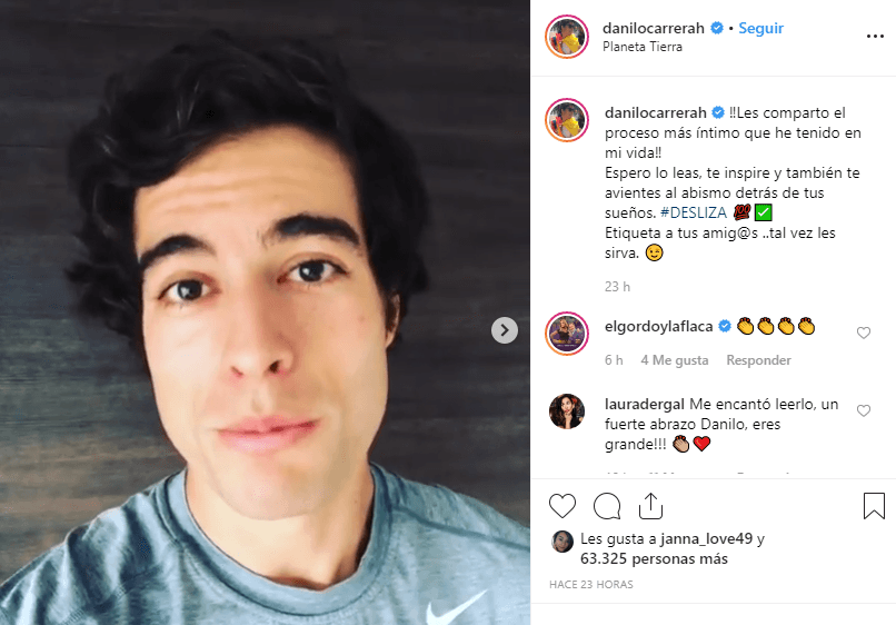 En un video que subió a sus redes sociales, dijo que escribió una carta para explicar la razón por la que se retiró de la actuación año y medio para jugar futbol.