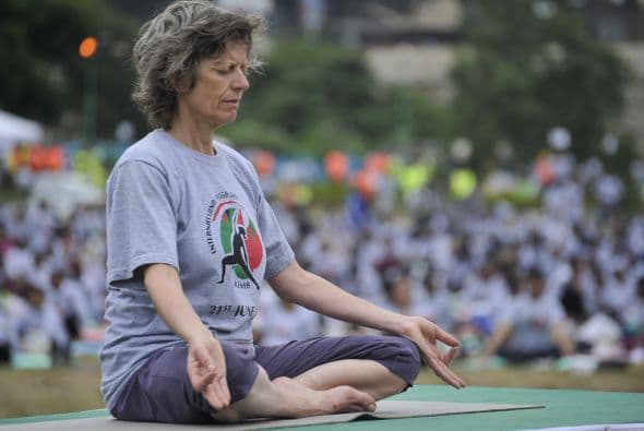Yoga en Nairobi.