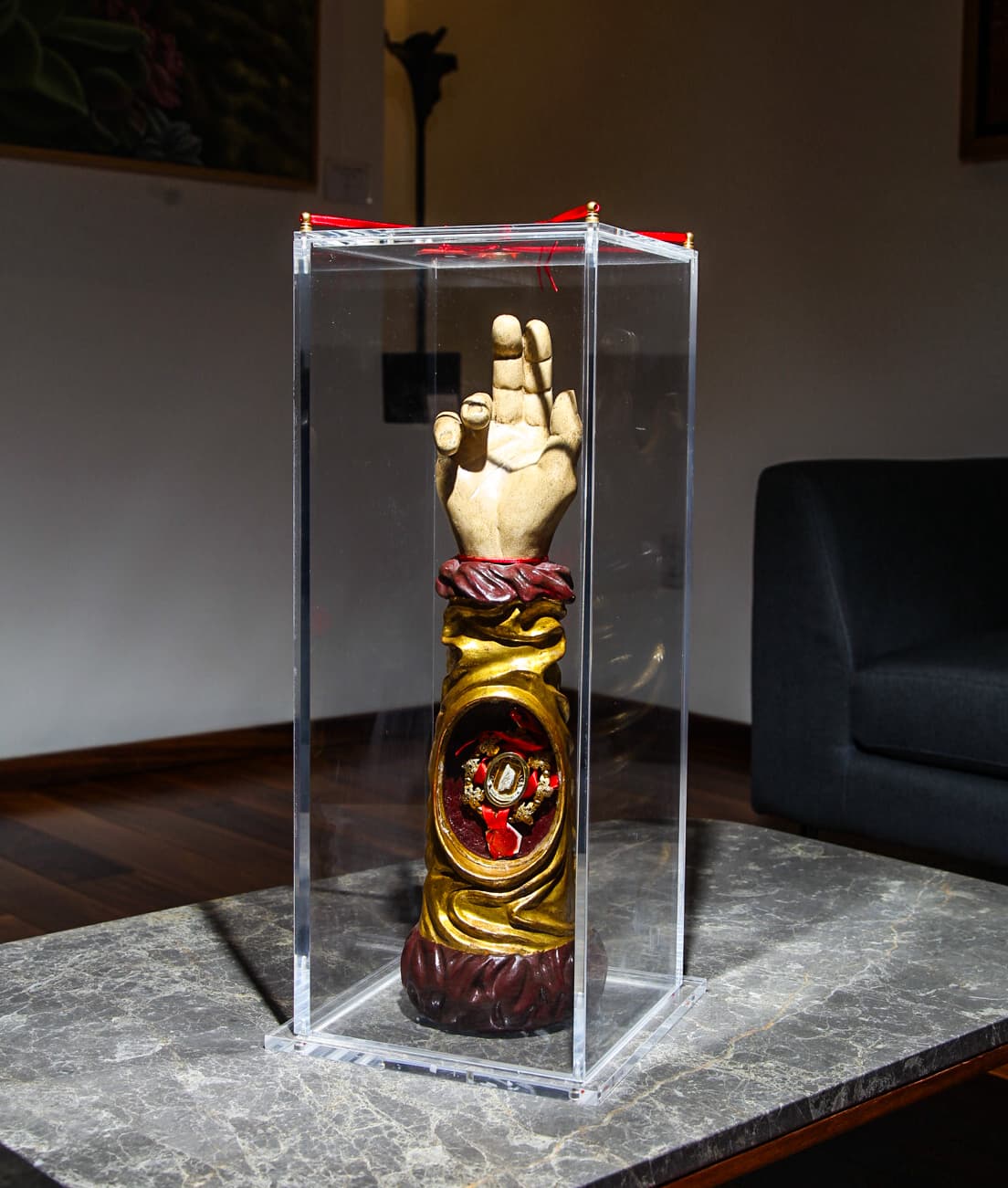 La reliquia permanecerá expuesta en la Catedral Metropolitana de la Ciudad de México hasta el próximo 1 de agosto.