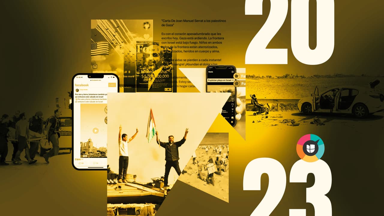 De muertes que no ocurrieron a videojuegos: así se desinformó en 2023 sobre la guerra entre Israel y Hamas