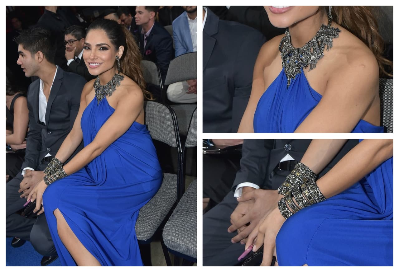 Alejandra Espinoza es una de las guapas que cada año deleita el evento de Premio Lo Nuestro, tiene una sonrisa que enamora y un gusto impecable para vestir.