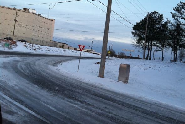 Este es el paisaje desde Carrolton, Georgia, según la imagen proporcionada por Neli Beristain.
