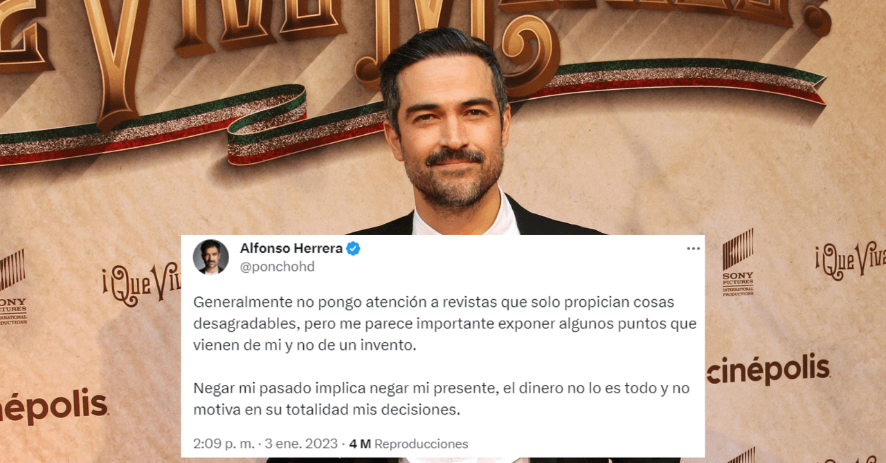 Alfonso Herrera negó que el dinero fuera la razón por la que no será parte del reencuentro de RBD