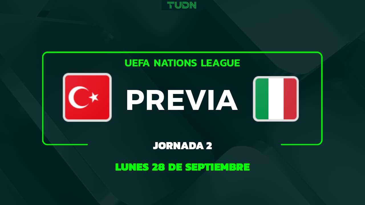 Turquía vs. Italia: A qué hora y dónde ver el juego de la Nations League 
