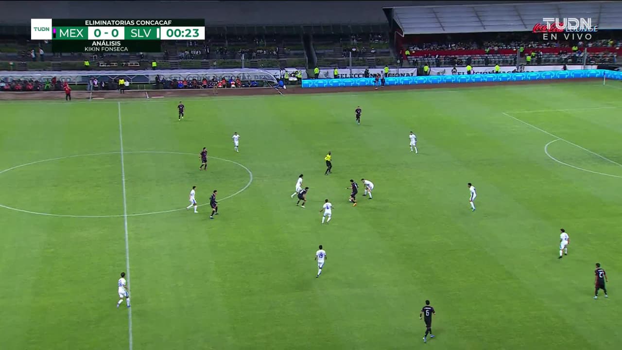 Arranca el partido y la pelota está en juego.