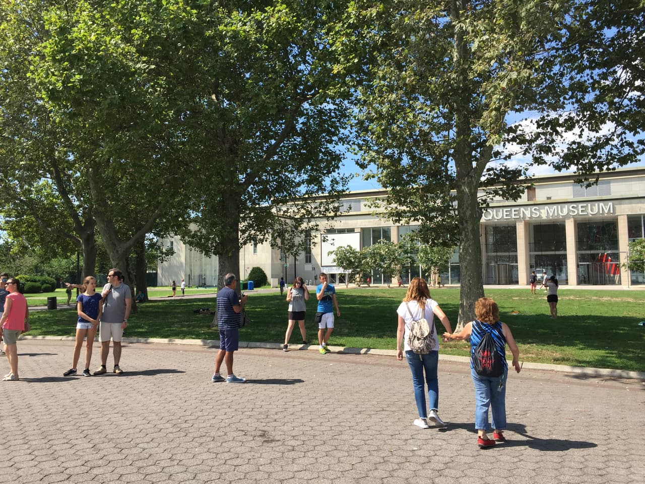 El parque es una zona concurrida de Queens