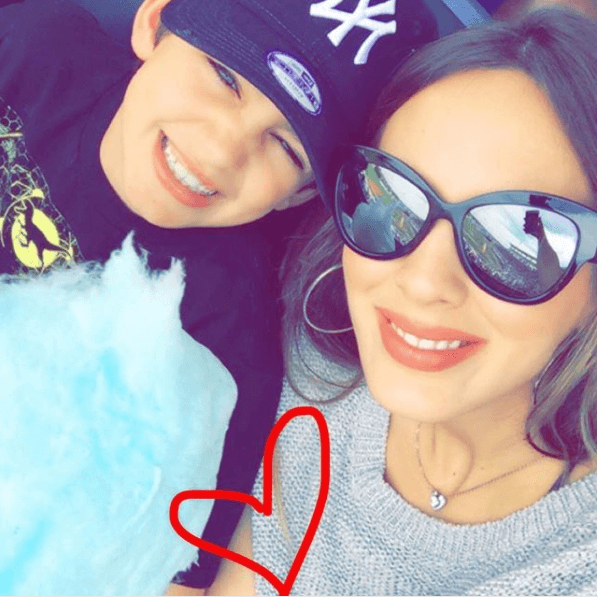 En sus redes sociales, Shannon de Lima suele mostrar imágenes al lado de su pequeño hijo de 9 años.