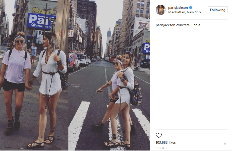 Lo mismo ha combinado este atractivo y sencillo look para usarlo como parte de un street style. Fue así como compartió esa instántanea en sus redes sociales a la que tituló: "Jungla de concreto".