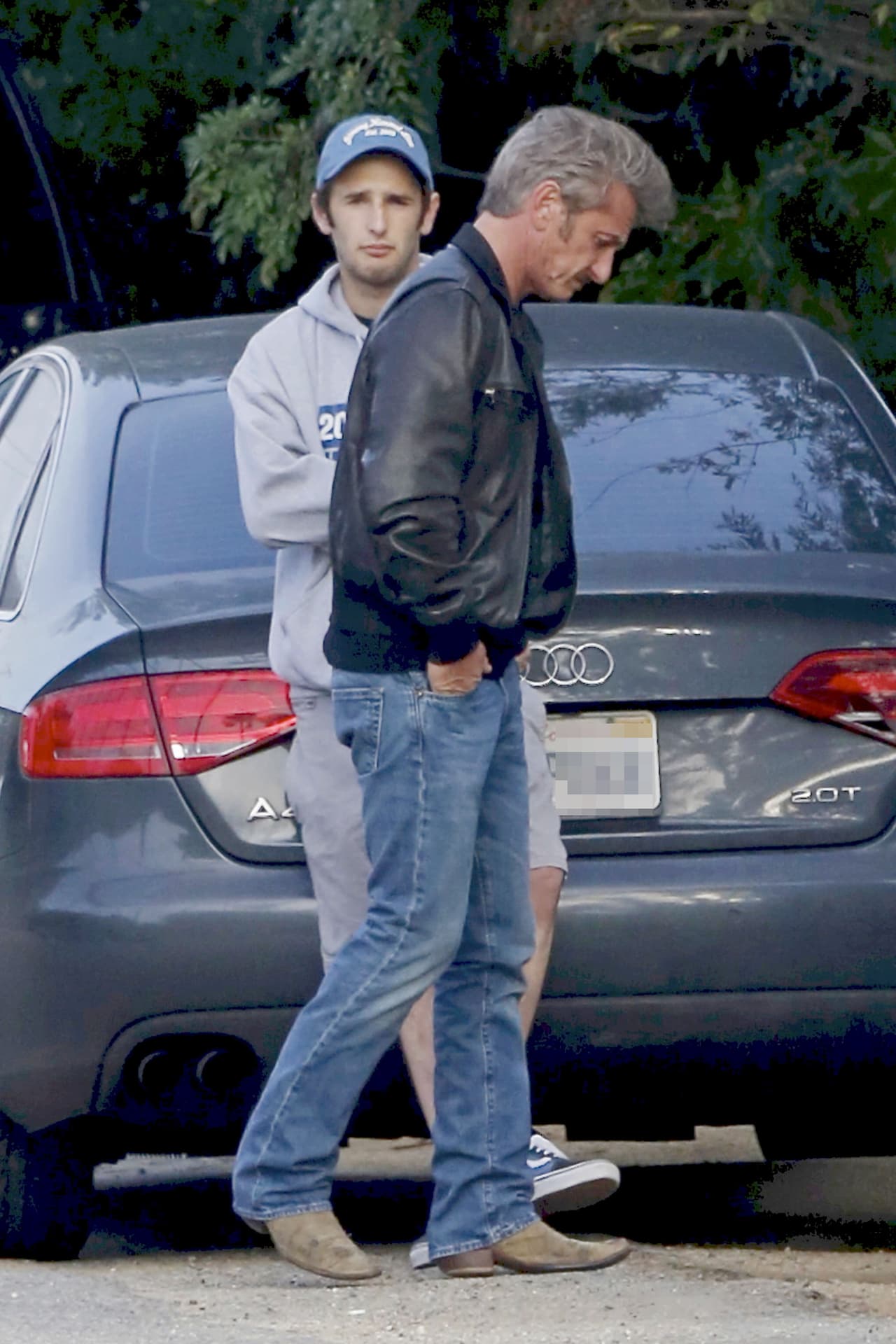 El actor compartió un momento emotivo con Hopper Jack, su hijo.