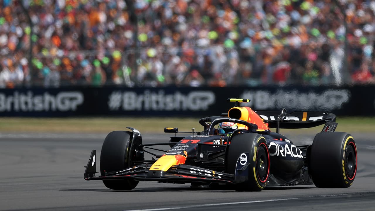 Checo finaliza sexto en Silverstone y Max Vertappen gana