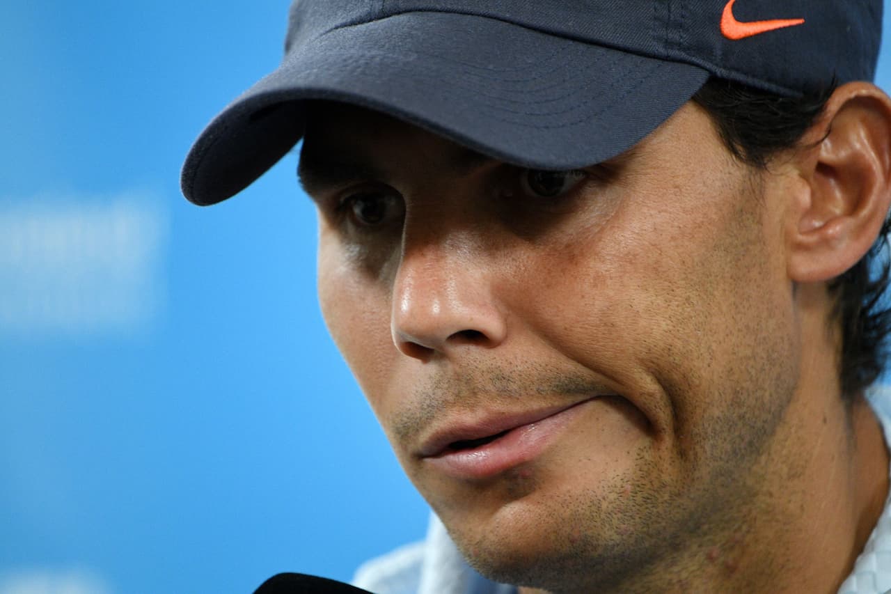 Nadal, número 2 de la clasificación mundial ATP de tenis, estuvo cuatro meses fuera de las canchas tras una cirugía por lesión.