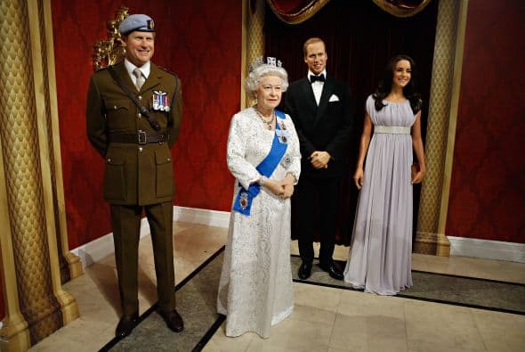 Así que la familia está cada vez más completa, ¿será que harán la figura de cera del principito George y su hermanito que está por nacer?