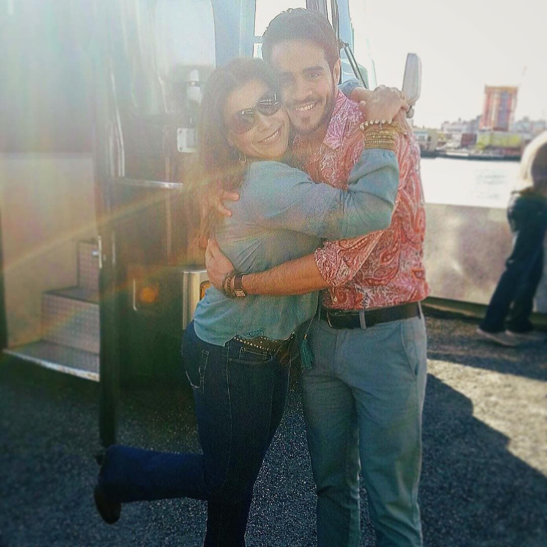 Ektor Rivera ha podido convivir con la cantante Olga Tañón.