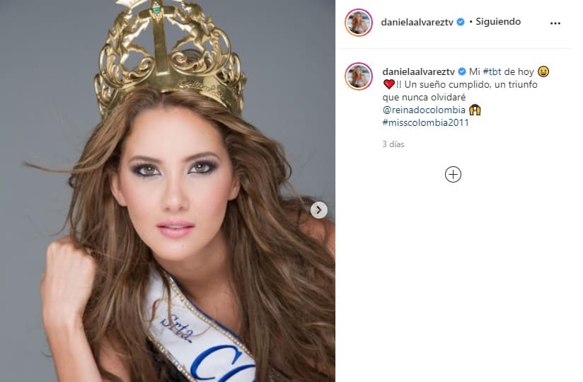 La exreina de belleza recordó cuando se coronó como Miss Colombia en el año 2012 y recibió más de mil comentarios, sin embargo, el que 
<b>destacó</b> fue 
<b>el del galán de las telenovelas Daniel Arenas</b>.