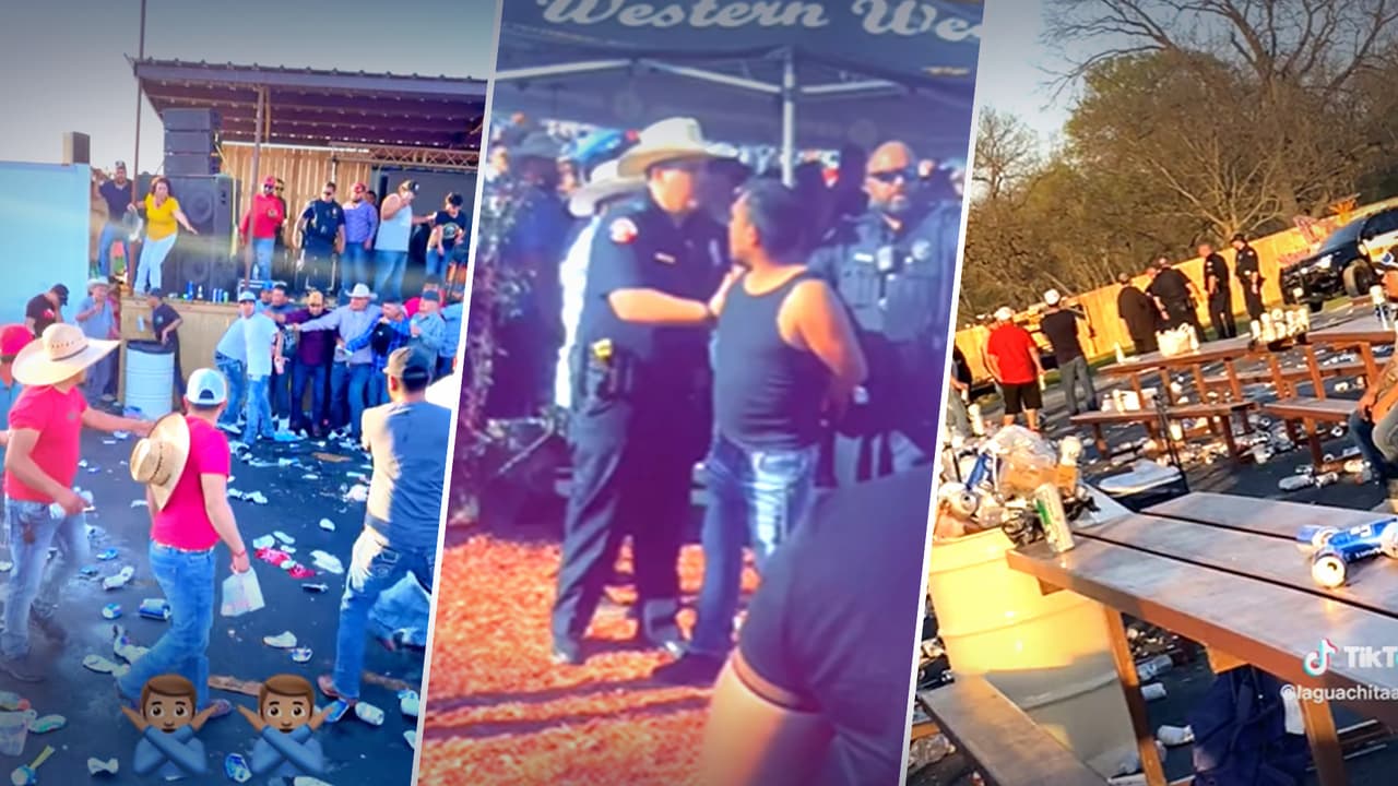 De “las rolas” a los golpes: Concierto termina en guerra de latas y botellazos en La Pulga de Seagoville, en Texas