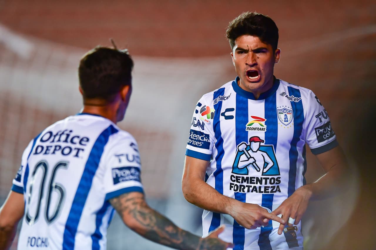 Al 59’, Nico Ibáñez adelantó al Pachuca con un remate dentro del área tras un centro del ‘Pocho’ Guzmán.