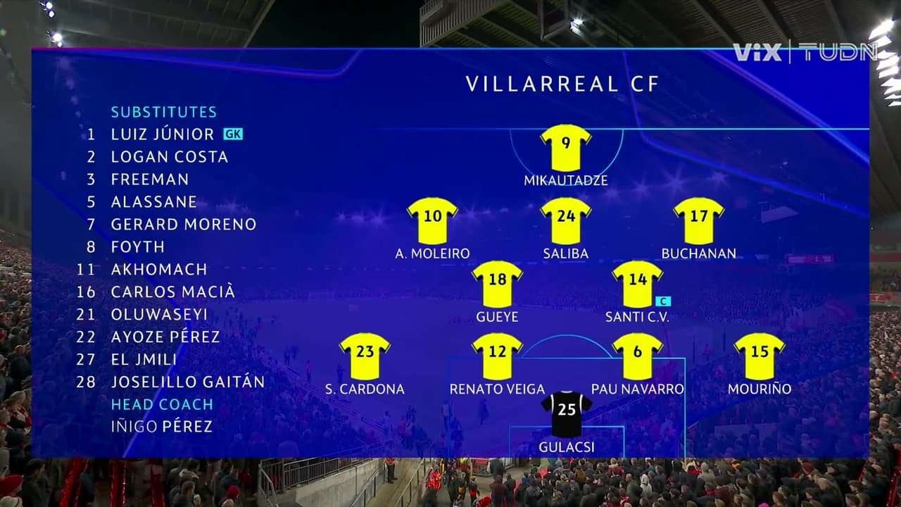 Liverpool vs. Villarreal - Game Highlights