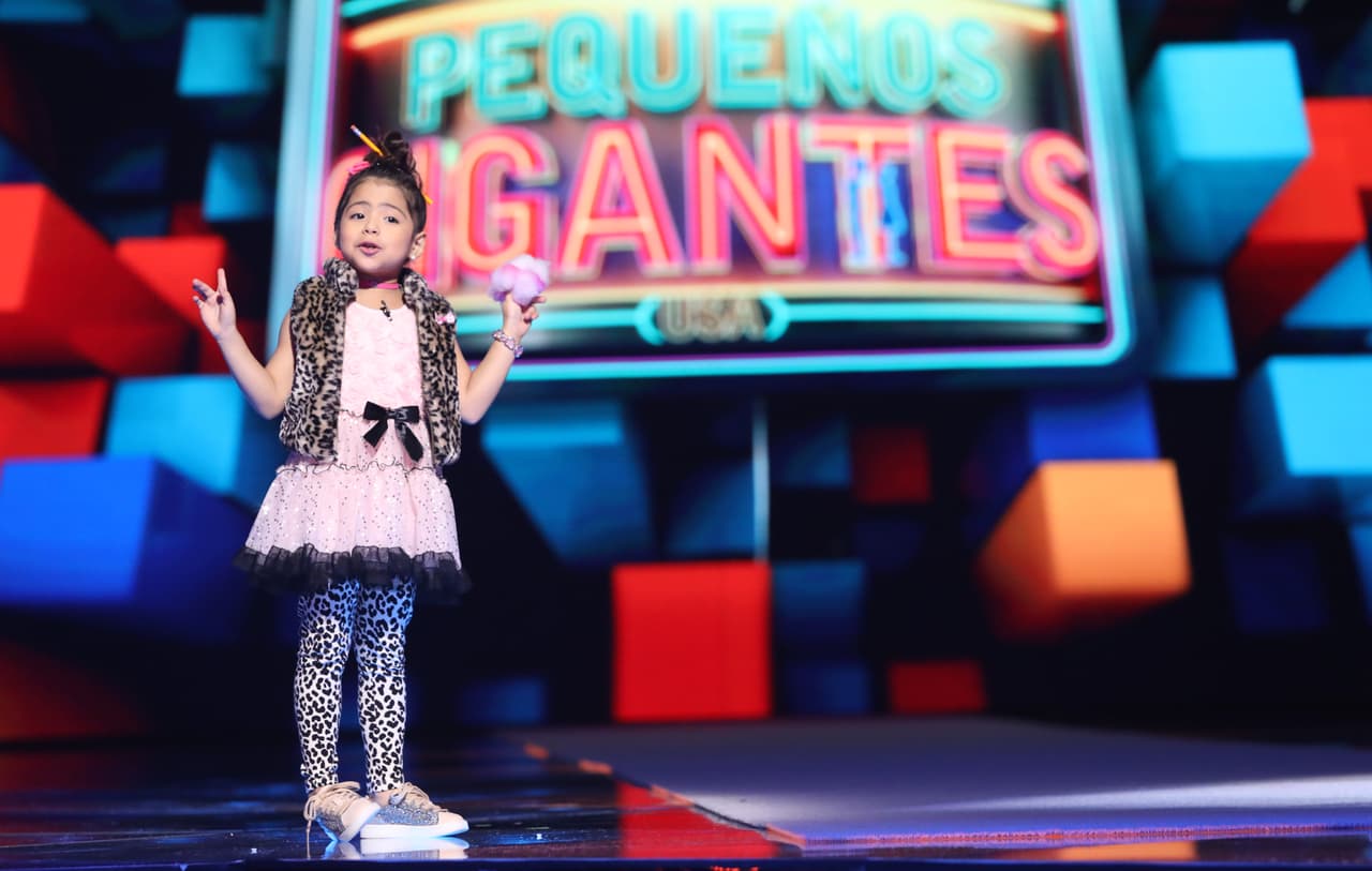 El talento de la niña la llevó a hacer un sketch donde interpretó a una diseñadora.