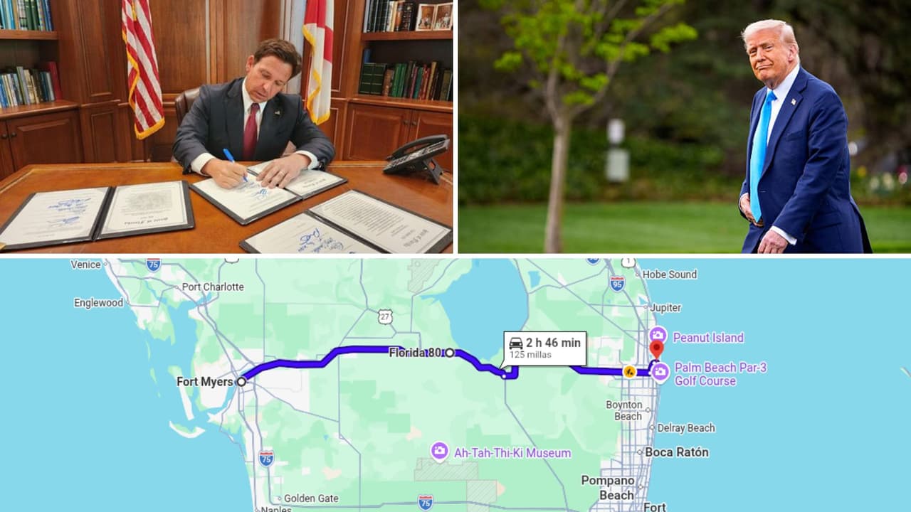 DeSantis firma ley que renombra la State Road 80 como ‘Trump Highway’