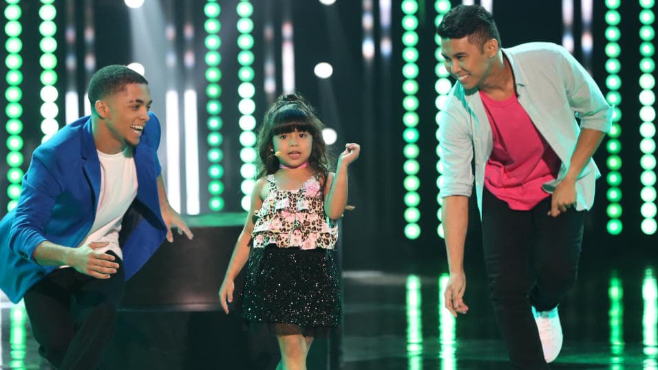 <b>Giuliana</b> sorprendió con su imitación de 
<b>Olga Tañon</b> y se integró al equipo de 
<b>Daniela Luján</b>.