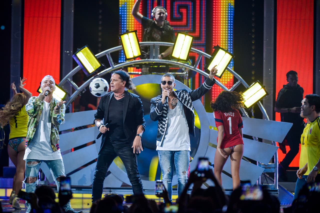 J Balvin y Maluma tampoco pudieron quedarse fuera.