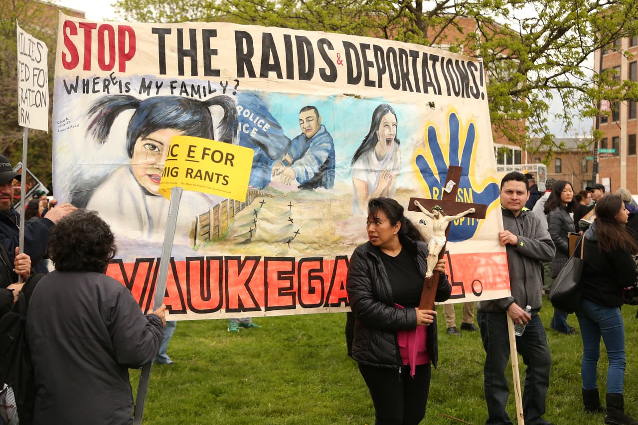 Muchos hablaban del temor que reina entre la comunidad inmigrante.