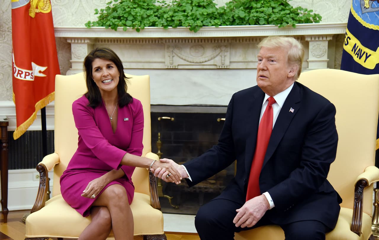 Nikki Haley presenta sorpresivamente su renuncia como embajadora de Estados Unidos ante la ONU