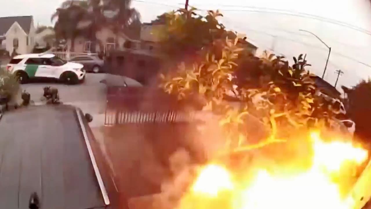 Con explosivos, agentes federales irrumpen en casa de Huntington Park cuando una madre y sus niños dormían