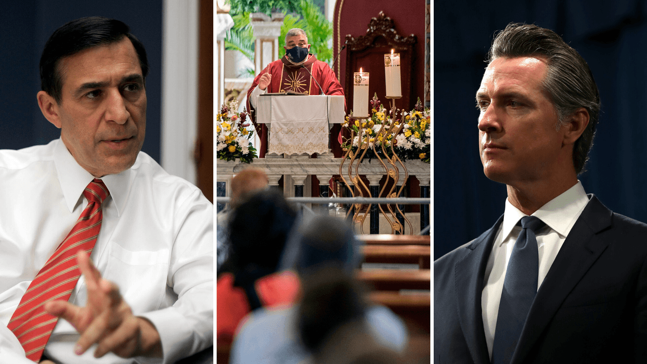 Republicano que pidió la deportación de los dreamers ahora solicita a Newsom la reapertura de iglesias