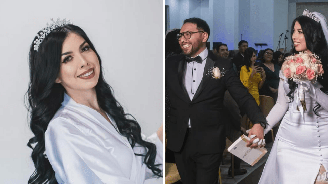 Novia rompe su vestido antes de la ceremonia y comparte el momento en TikTok: “Se me veía la liga”