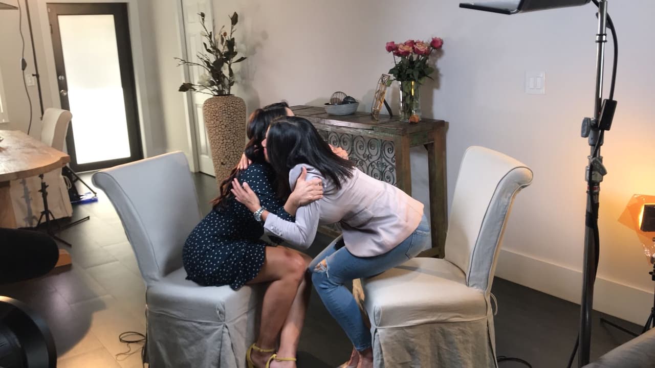 La entrevista terminó con un gran abrazo y bendiciones de Francisca para la nueva mamá.
