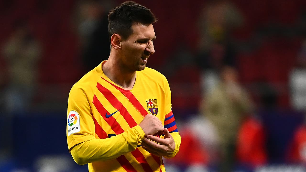 El partido 800 de Lionel Messi con el Barcelona fue la derrota ante el Atlético de Madrid