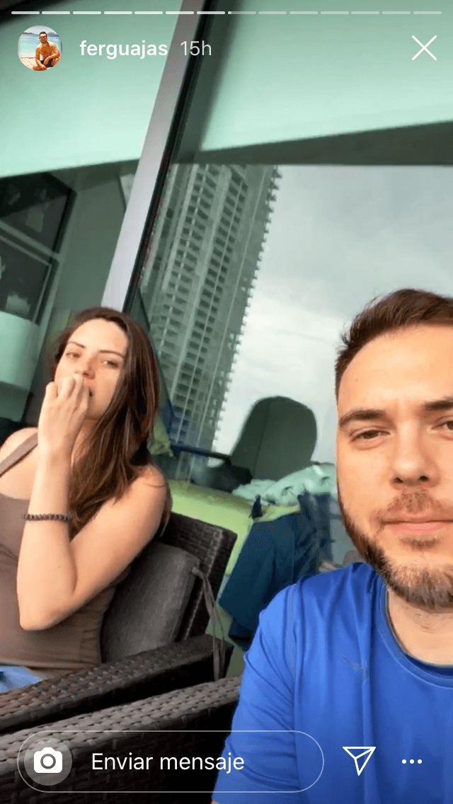 La conductora pasó un fin de semana junto a su esposo Fernando Guajardo y pasaron un momento agradable desde el balcón de su apartamento en Miami. 
<br>